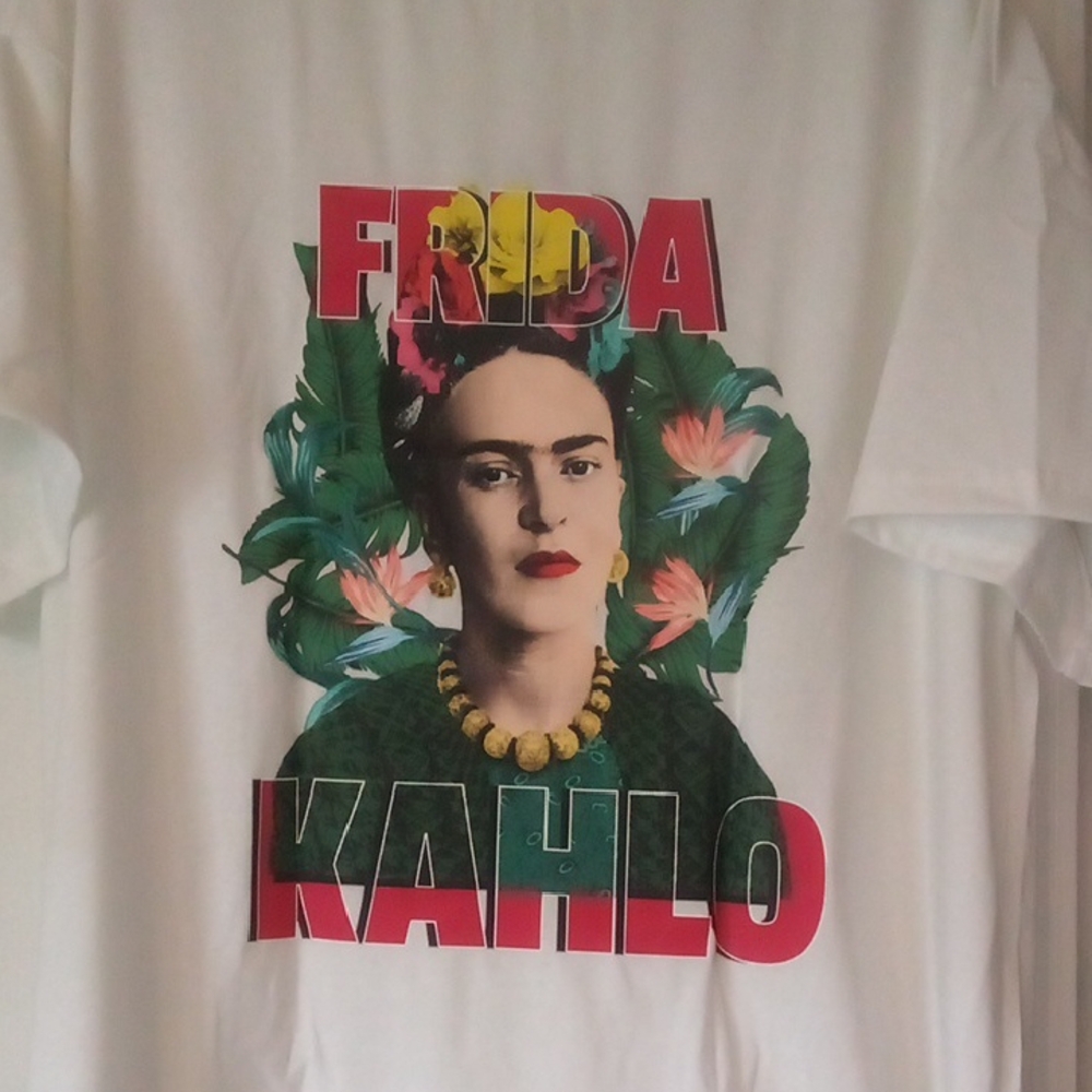 Frida Kahlo Graphic White Tee